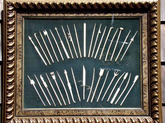 A Grouping of 19th century Bone Gaming Pieces